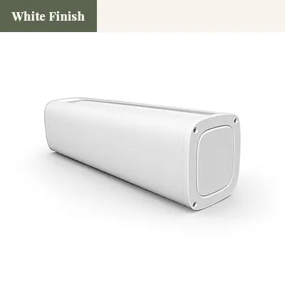 White headrail finish