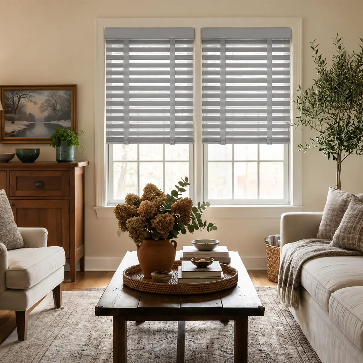 Norva HorizonWeave Light Filtering Fabric Blinds